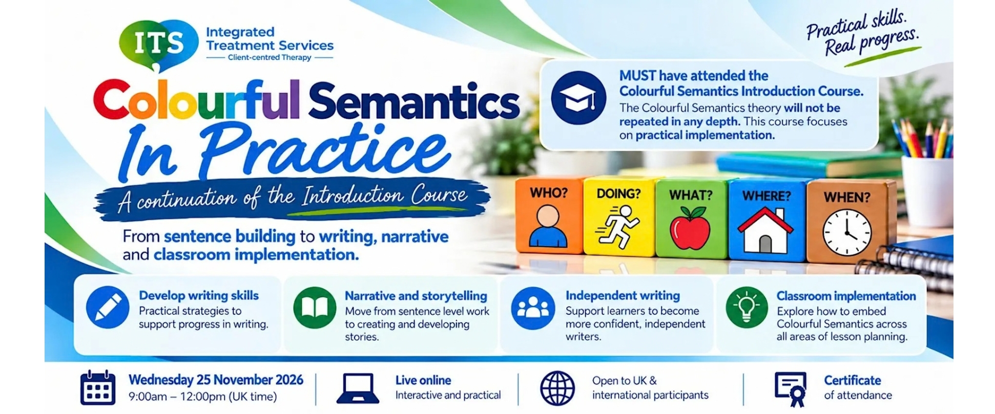 colourful semantics in practice event online