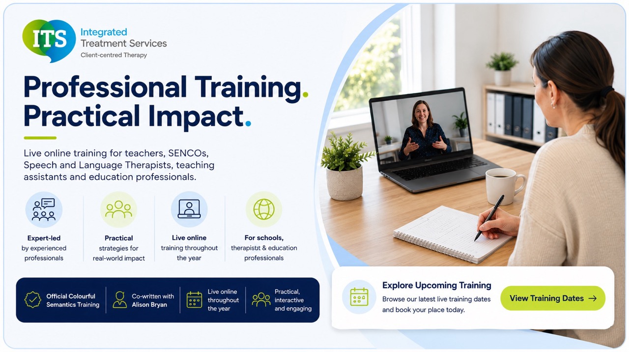 Professional training and live online learning with Integrated Treatment Services