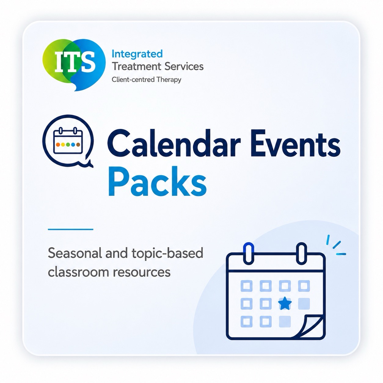 Colourful Semantics Calendar Events Packs
