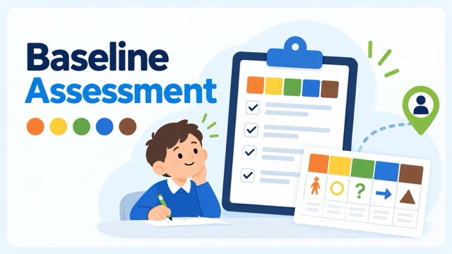 Colourful Semantics Baseline Assessment resource for identifying pupils' starting points
