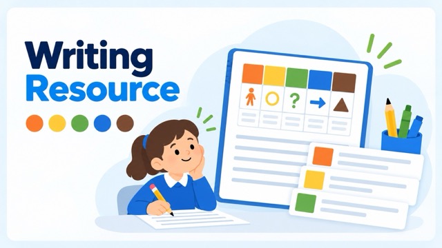 Colourful Semantics Writing Resource pack for sentence building and written language