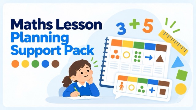 Colourful Semantics Maths lesson planning support pack for reasoning and maths vocabulary