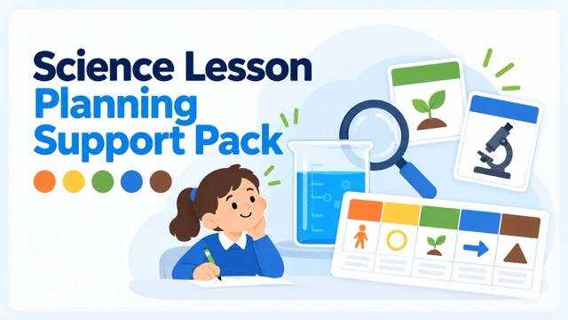 Colourful Semantics Science lesson planning support pack for science vocabulary and explanations