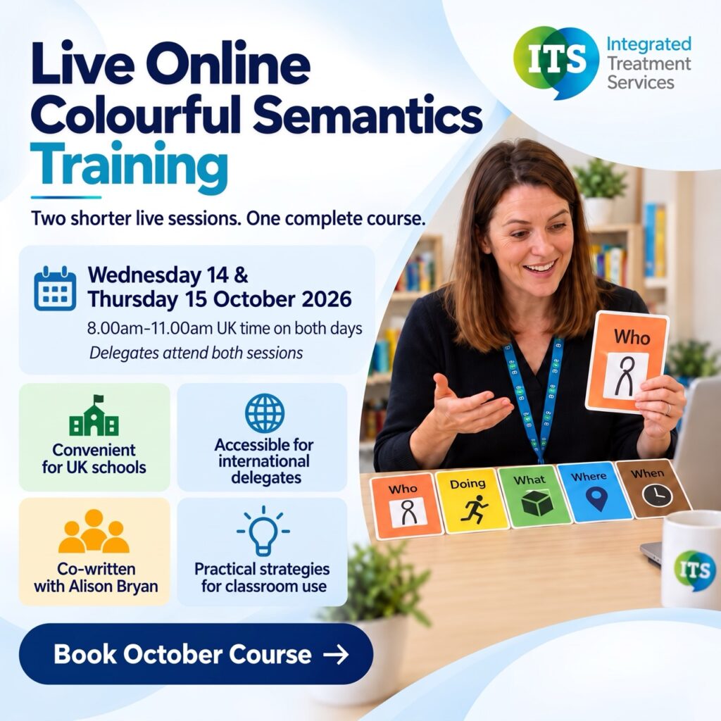 Live Online Colourful Semantics Training